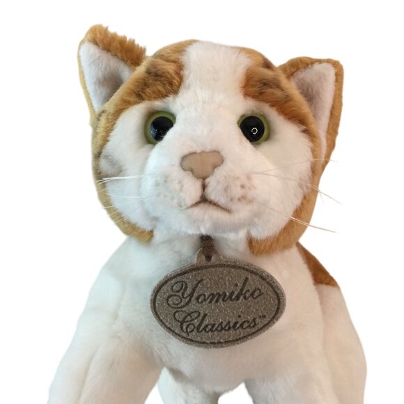 Russ Yomiko Classics British Short Hair Kitty Cat Plush 12" Orange White Stuffed - Picture 6 of 9